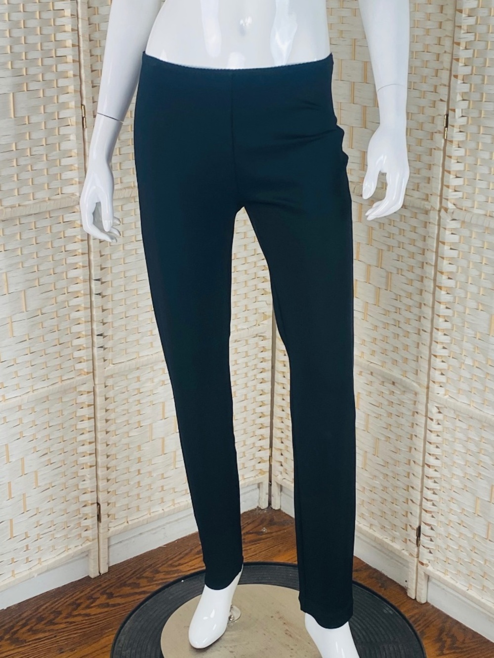 NWT, Jean Paul Gaultier Black Skinny Leg Pants, 36".